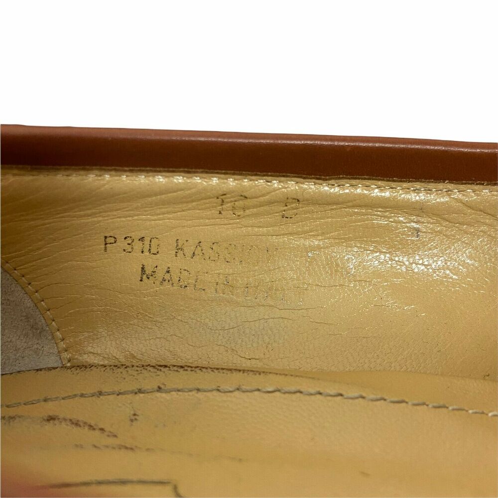 Coach Loafer Heels Women's Kassidy P310 Brown Leather Slip On Comfort size 10 B - Picture 11 of 12